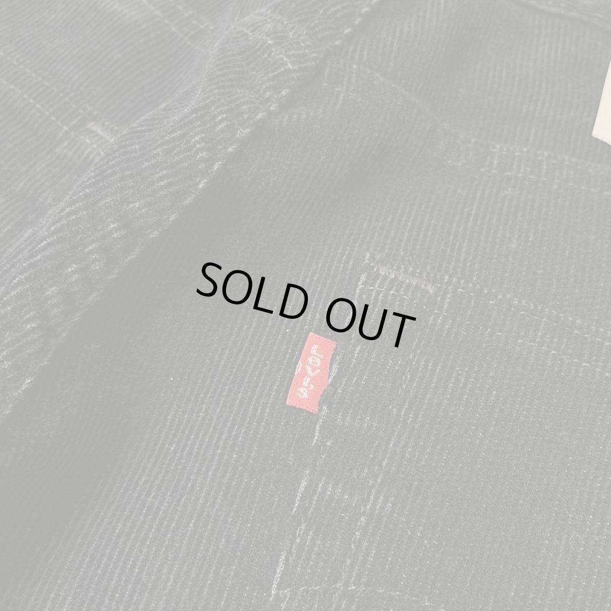 画像7: Levi's 569-1011 Loose Straight Corduroy Pants - Black (7)