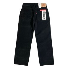 画像1: Levi's 569-1011 Loose Straight Corduroy Pants - Black (1)