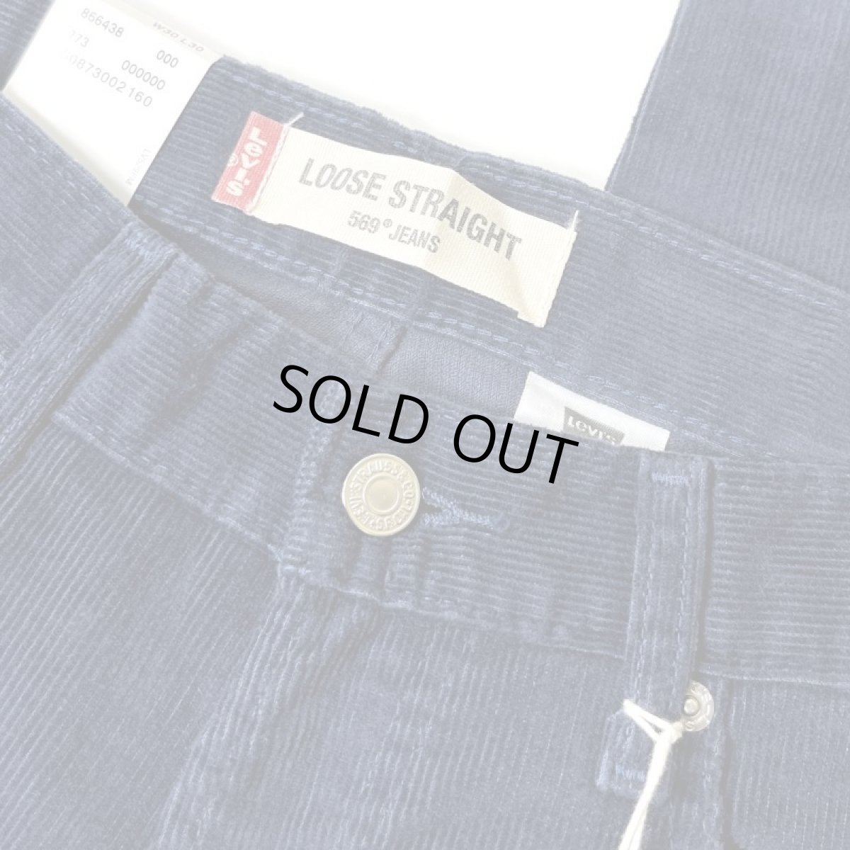 画像6: Levi's 569-1012 Loose Straight Corduroy Pants - Navy (6)
