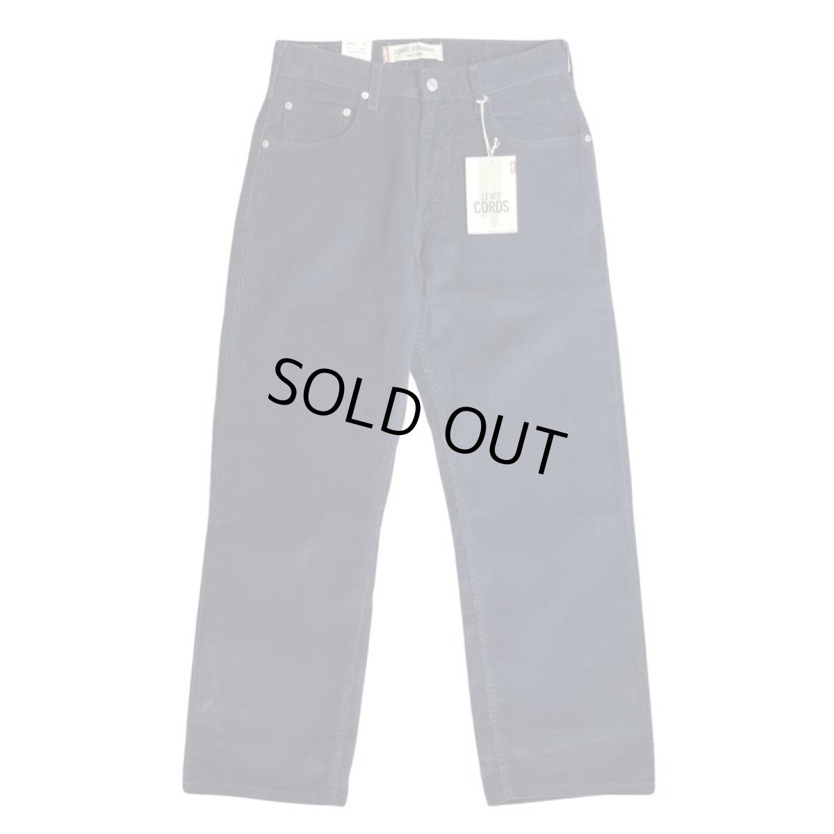 画像2: Levi's 569-1012 Loose Straight Corduroy Pants - Navy (2)