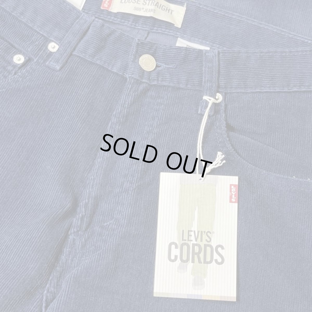 画像5: Levi's 569-1012 Loose Straight Corduroy Pants - Navy (5)