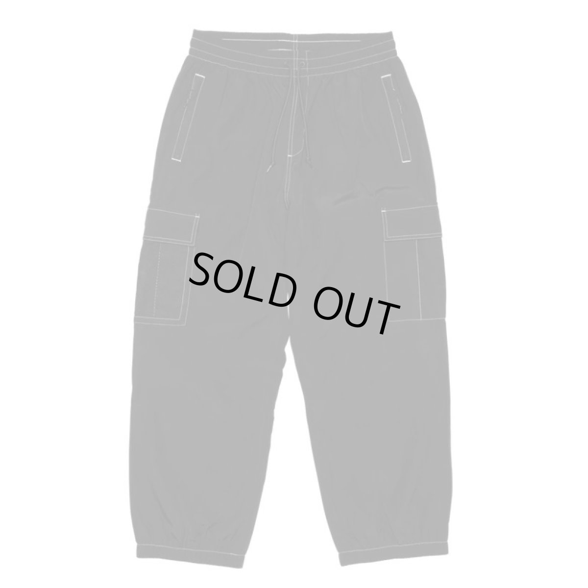 画像1: Autumn Cascade Cargo Pants - Black (1)