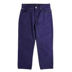 画像1: RAWDRIPｘUchida Dyeing Factory Custom Levi's 550 Relaxed Fit Jeans PurpleｘBlack / ロウドリップｘ内田染工場 カスタム リーバイス 550 リラックスフィット デニム パープルｘブラック (1)