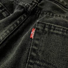 画像3: RAWDRIPｘUchida Dyeing Factory Custom Levi's 550 Relaxed Fit Jeans GreenｘBlack / ロウドリップｘ内田染工場 カスタム リーバイス 550 リラックスフィット デニム グリーンｘブラック (3)