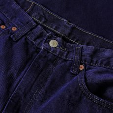画像5: RAWDRIPｘUchida Dyeing Factory Custom Levi's 550 Relaxed Fit Jeans PurpleｘBlack / ロウドリップｘ内田染工場 カスタム リーバイス 550 リラックスフィット デニム パープルｘブラック (5)