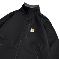 画像4: Carhartt USA Rain Defender® Relaxed Fit Heavyweight Softshell Jacket Black / カーハート レインディフェンダー リラックスフィット ヘビーウェイト ソフトシェル ジャケット ブラック (4)