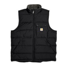 画像1: Carhartt USA Montana Loose Fit Insulated Vest Black / カーハート モンタナ ルーズフィット インサレート ベスト ブラック (1)