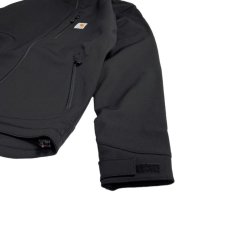 画像5: Carhartt USA Rain Defender Relaxed Fit Heavyweight Softshell Jacket - Black (5)
