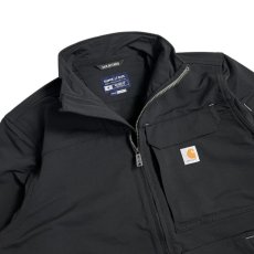 画像10: Carhartt USA Super Dux™ Relaxed Fit Lightweight Mock-Neck Jacket Black / カーハート リラックスフィット ライトウェイト モックネック ジャケット ブラック (10)