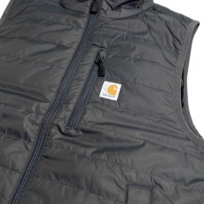 画像3: Carhartt USA Rain Defender Relaxed Fit Lightweight Insulated Vest - Shadow (3)
