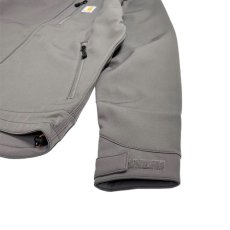 画像4: Carhartt USA Rain Defender Relaxed Fit Heavyweight Softshell Jacket - Charcoal (4)