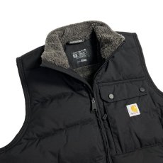 画像4: Carhartt USA Montana Loose Fit Insulated Vest Black / カーハート モンタナ ルーズフィット インサレート ベスト ブラック (4)