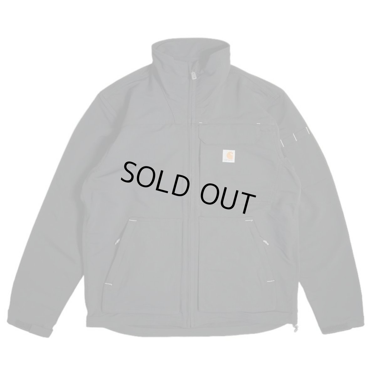 画像1: Carhartt USA Super Dux Relaxed Fit Lightweight Mock-Neck Jacket - Black (1)