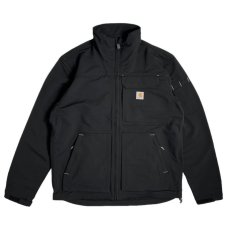 画像1: Carhartt USA Super Dux Relaxed Fit Lightweight Mock-Neck Jacket - Black (1)