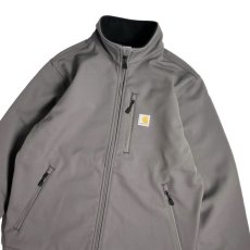 画像2: Carhartt USA Rain Defender Relaxed Fit Heavyweight Softshell Jacket - Charcoal (2)