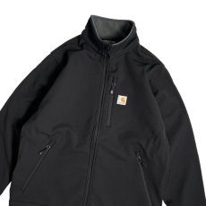 画像3: Carhartt USA Rain Defender® Relaxed Fit Heavyweight Softshell Jacket Black / カーハート レインディフェンダー リラックスフィット ヘビーウェイト ソフトシェル ジャケット ブラック (3)