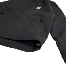 画像6: Carhartt USA Rain Defender® Relaxed Fit Heavyweight Softshell Jacket Black / カーハート レインディフェンダー リラックスフィット ヘビーウェイト ソフトシェル ジャケット ブラック (6)