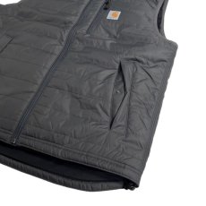 画像5: Carhartt USA Rain Defender® Relaxed Fit Lightweight Insulated Vest Shadow / カーハート レインディフェンダー リラックスフィット ライトウェイト インサレート ベスト シャドウ (5)