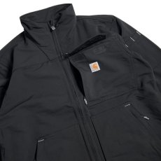 画像5: Carhartt USA Super Dux Relaxed Fit Lightweight Mock-Neck Jacket - Black (5)