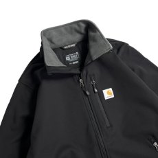 画像8: Carhartt USA Rain Defender® Relaxed Fit Heavyweight Softshell Jacket Black / カーハート レインディフェンダー リラックスフィット ヘビーウェイト ソフトシェル ジャケット ブラック (8)