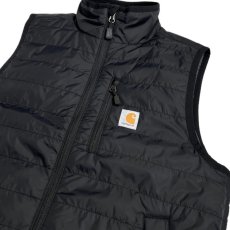 画像3: Carhartt USA Rain Defender® Relaxed Fit Lightweight Insulated Vest Black / カーハート レインディフェンダー リラックスフィット ライトウェイト インサレート ベスト ブラック (3)