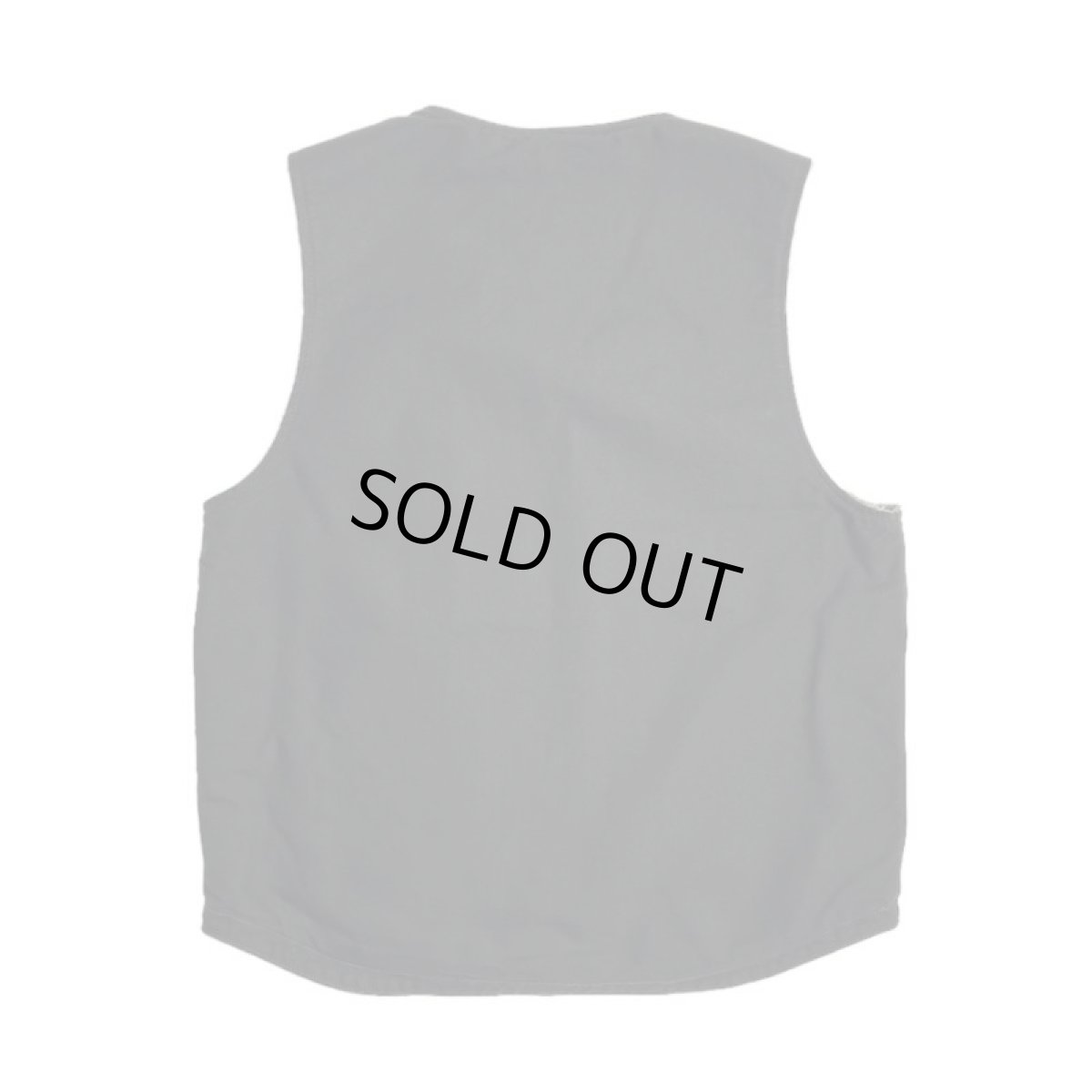 画像2: Carhartt USA Relaxed Fit Washed Duck Sherpa-Lined Vest - Black (2)