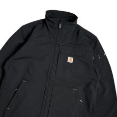 画像3: Carhartt USA Super Dux™ Relaxed Fit Lightweight Mock-Neck Jacket Black / カーハート リラックスフィット ライトウェイト モックネック ジャケット ブラック (3)