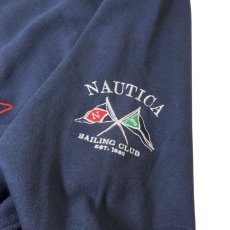 画像4: Nautica Sustainably Crafted Quarter-Zip Colorblock Sweatshirts Navy / ノーティカ サステナブリー クォータージップ カラーブロック スウェット ネイビー (4)