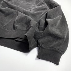 画像3: Los Angeles Apparel 14oz Garment Dye Heavy Fleece Crewneck - Vintage Black (3)