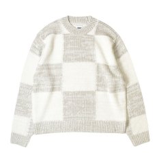 画像1: OBEY Dominic Sweater Silver Grey Multi / オベイ ドミニク セーター シルバーグレーマルチ (1)