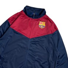 画像4: Icon Sports FC Barcelona Adult Next Gen Full Zip Truck Jacket NavyｘMaroon / FCバルセロナ ストライカー フルジップ トラックジャケット ネイビーｘマルーン (4)