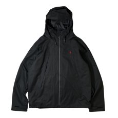 画像1: Polo Ralph Lauren Water Resistant Hooded Jacket Black / ポロ ラルフローレン ウォーターレジスタント フード ジャケット ブラック (1)