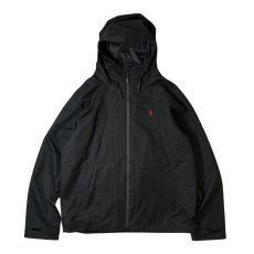画像1: Polo Ralph Lauren Water Resistant Hooded Jacket - Black (1)