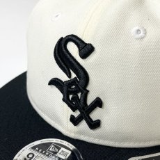 画像2: RAWDRIPｘNew Era Custom Retro Crown 9Fifty Snapback Cap Chicago White Sox / ロウドリップｘニューエラ 950 レトロクラウン スナップバック キャップ シカゴ・ホワイトソックス (2)