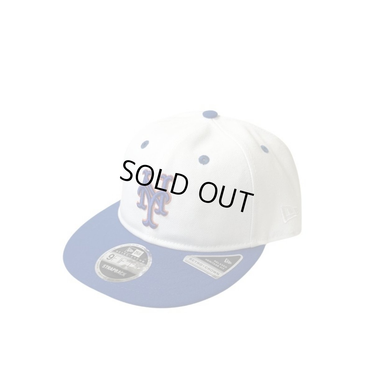 画像1: RAWDRIPｘNew Era Custom Retro Crown 9Fifty Snapback Cap - New York Mets (1)