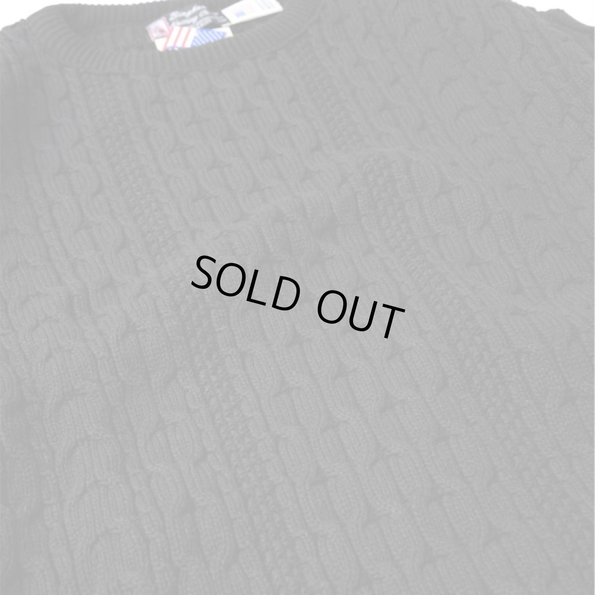 画像4: Binghamton Knitting Company Fisherman Sweater - Black (4)