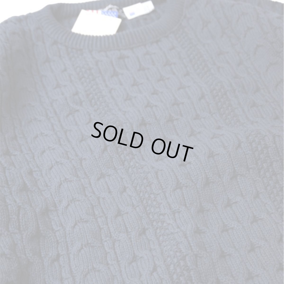 画像4: Binghamton Knitting Company Fisherman Sweater - Navy (4)