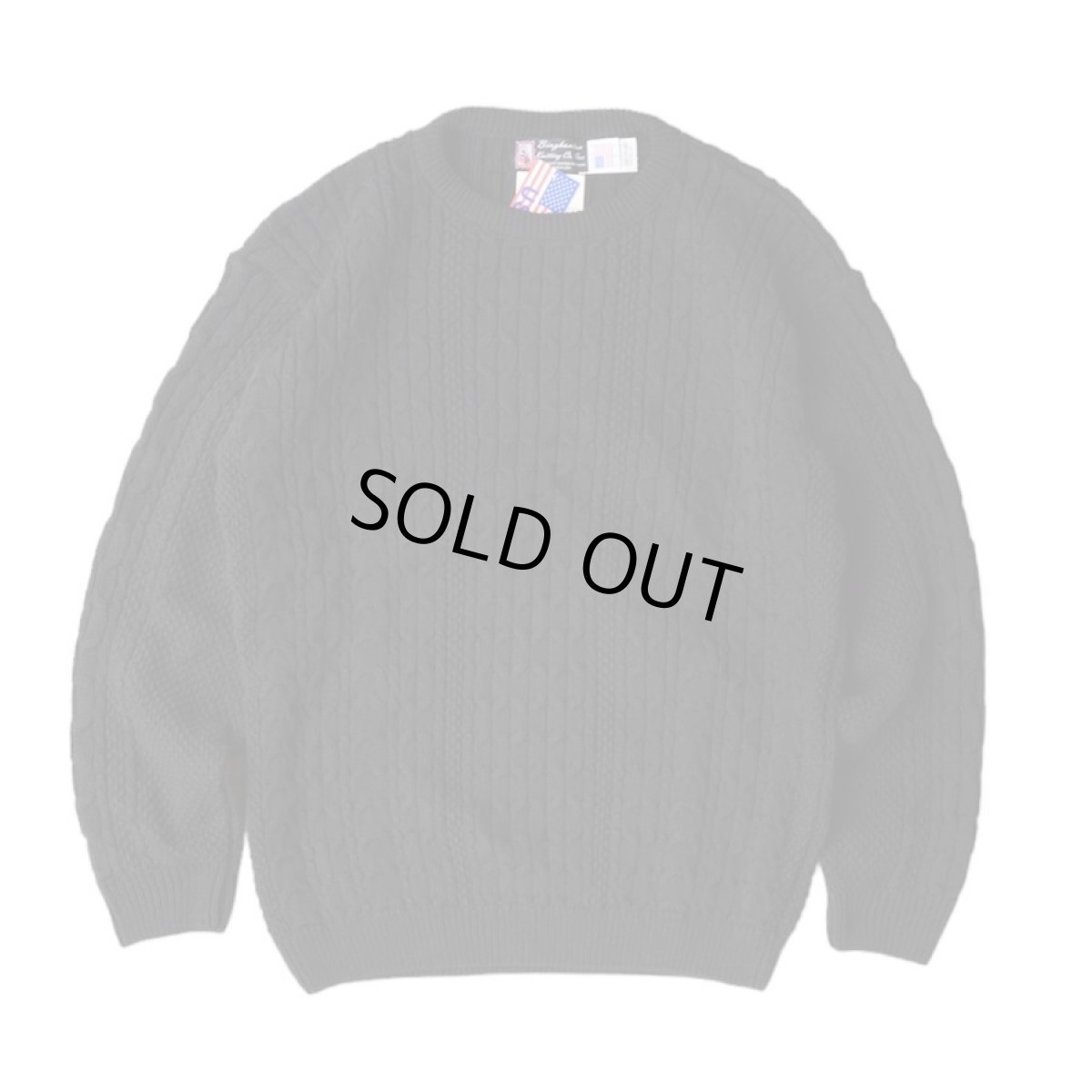 画像1: Binghamton Knitting Company Fisherman Sweater - Black (1)