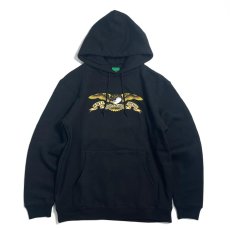 画像1: Anti Hero Basic Eagle Pullover Hoodie Black / アンタイヒーロー プルオーバー スウェットフーディ ブラック (1)