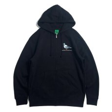 画像1: Anti Hero Lil Pigeon Zip Hoodie - Black (1)