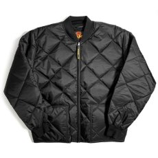 画像1: GAME Sportswear Bravest Jacket Black / ゲームスポーツウェア キルティング ジャケット ブラック (1)
