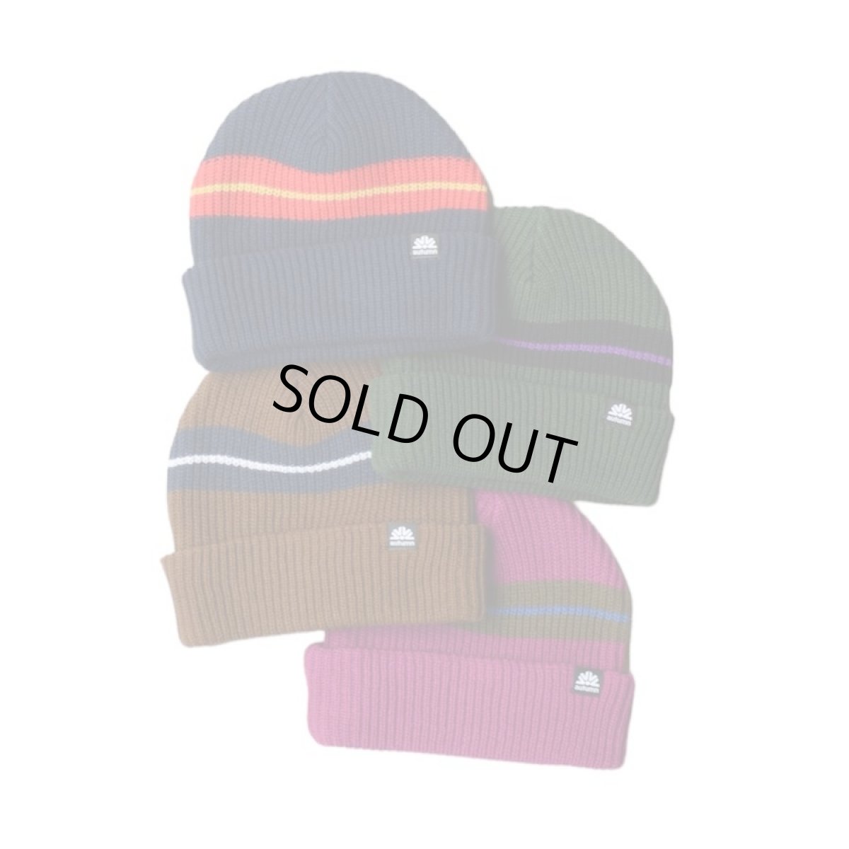 画像1: Autumn Simple Horizon Beanie (1)