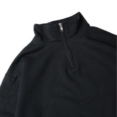 画像3: Jerzees Nublend Cadet Collar Quarter-Zip Sweatshirts Black / ジャージーズ ニューブレンド クォータージップ スウェット ブラック (3)
