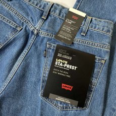 画像3: Levi's Sta-Prest Flare Jeans Medium Indigo / リーバイス ステイ・プレスト スタプレ フレア ジーンズ ミディアムインディゴ (3)