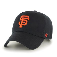 画像1: '47 Brand Clean Up Adjustable Cap San Francisco Giants Black / フォーティーセブン クリーンナップ キャップ サンフランシスコ・ジャイアンツ ブラック (1)