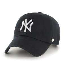 画像1: '47 Brand Clean Up Adjustable Cap New York Yankees Black / フォーティーセブン クリーンナップ キャップ ニューヨーク・ヤンキース ブラック (1)