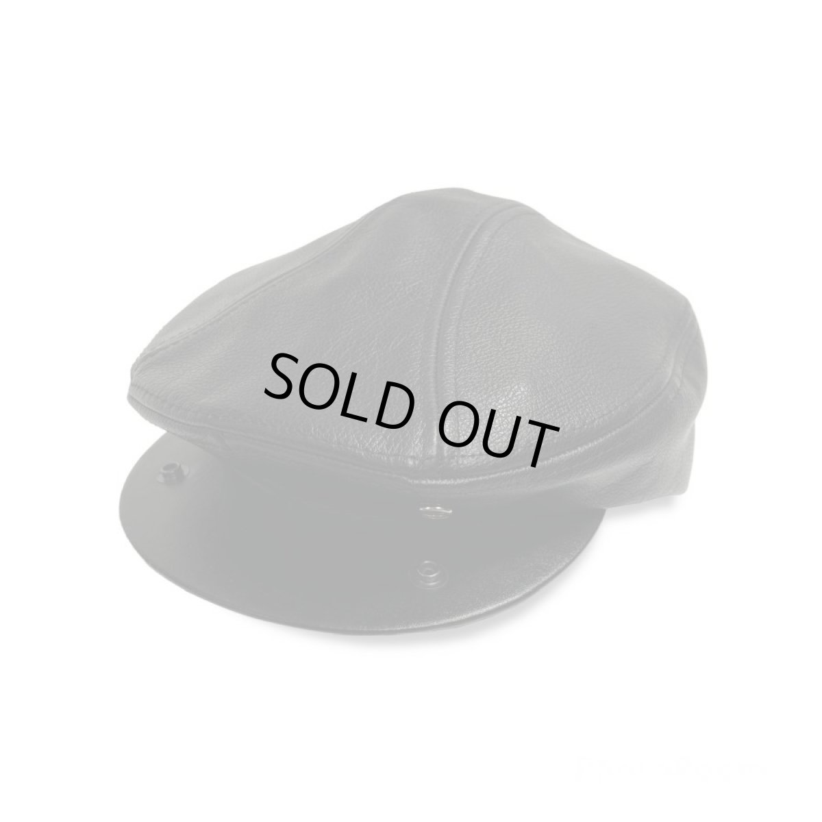 画像4: KBETHOS Leather Ascot Hat - Black (4)