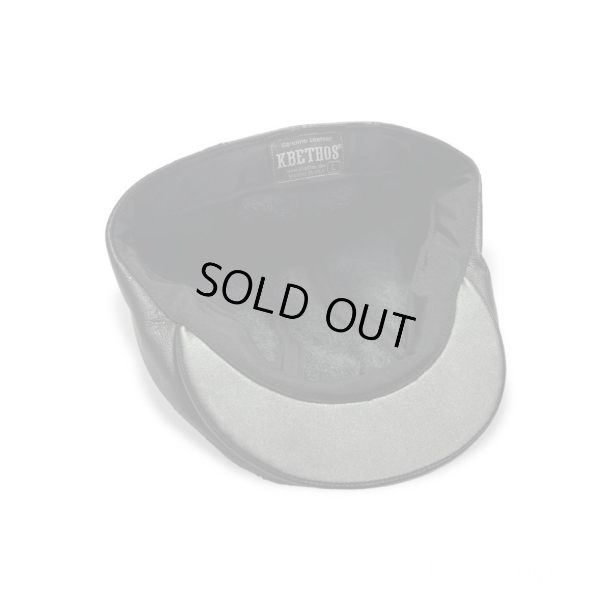 画像6: KBETHOS Leather Ascot Hat - Black (6)