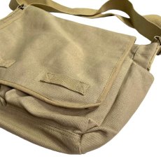 画像3: Rothco Vintage Unwashed Canvas Messenger Bag - Khaki (3)