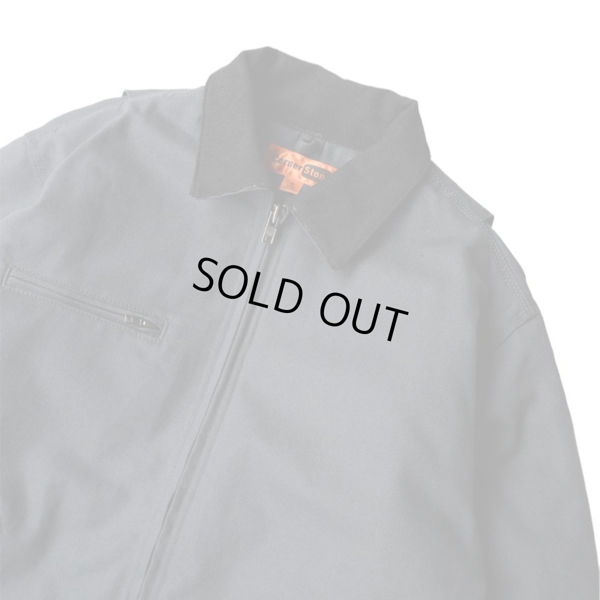 画像4: CornerStone Duck Cloth Work Jacket - Charcoal (4)
